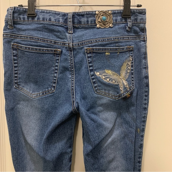 y2k low rise flared jeans - Picture 1 of 4